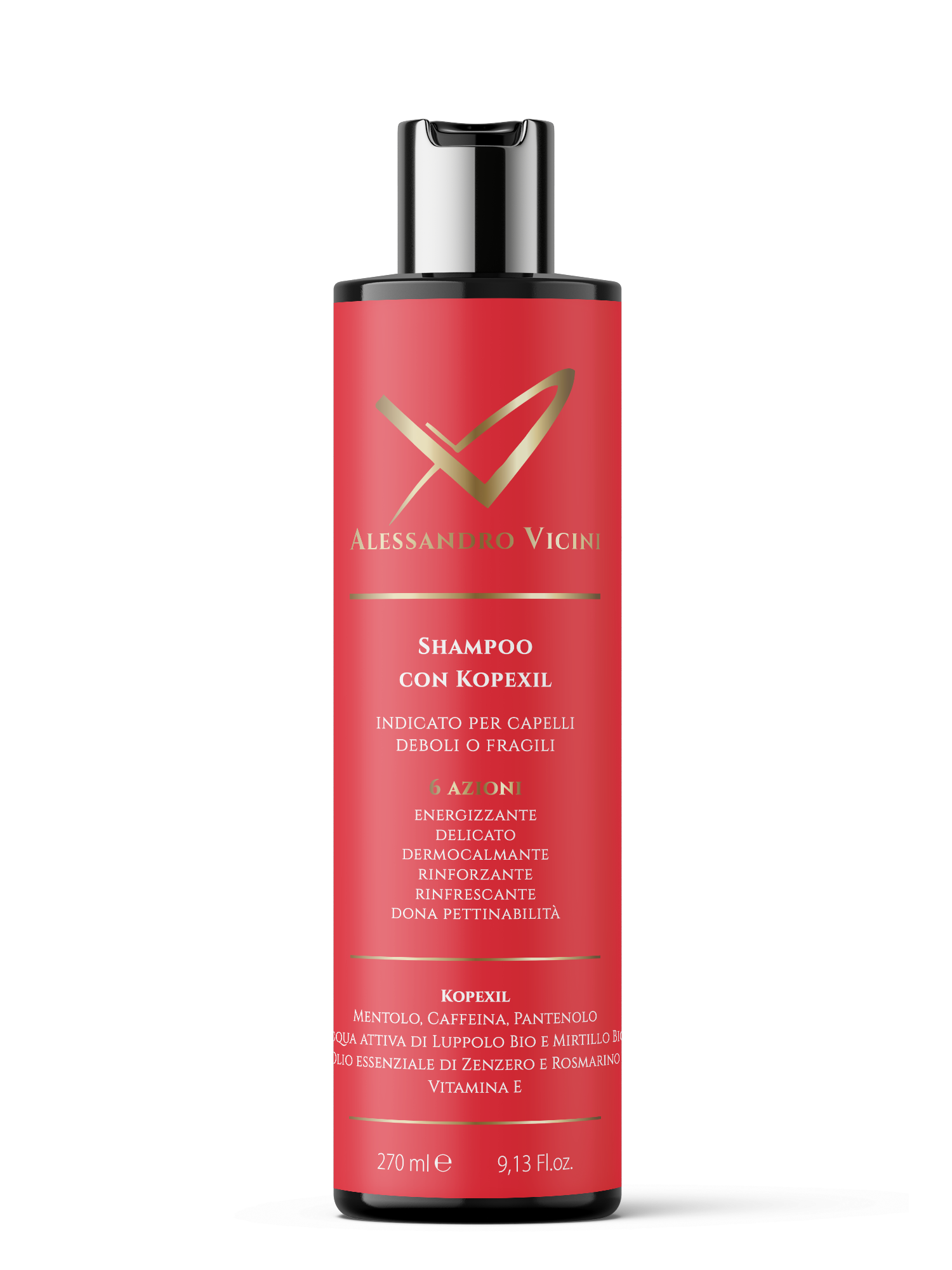Shampoo con Kopexil