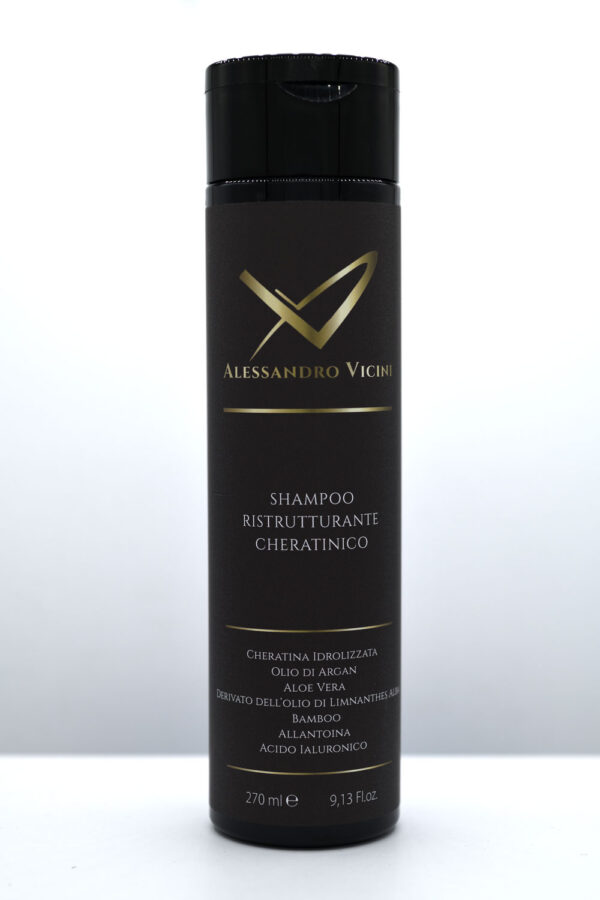 Shampoo ristrutturante cheratinico