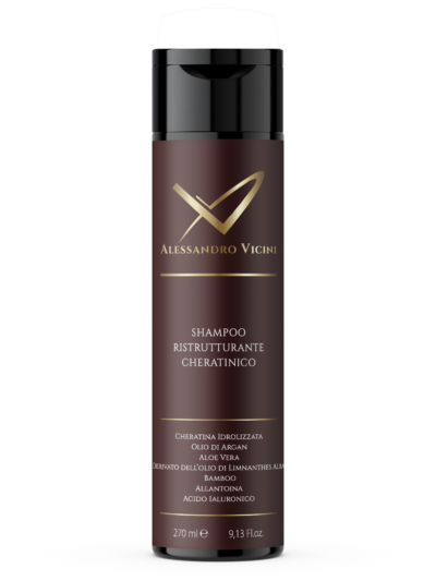 Shampoo ristrutturante cheratinico