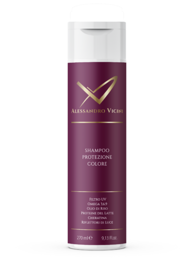 Shampoo con formula ricca e nutriente per capelli colorati. Con olio di riso, Plukenetia, proteine del latte e filtro UV, protegge, ristruttura e mantiene colore e luminosità più a lungo.